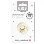 BIBS játszócumi – Colour natúr kaucsuk 0-6 hó krémfehér 1 db