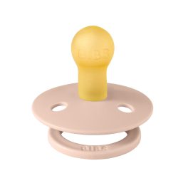   BIBS játszócumi - Colour natúr kaucsuk 0-6 hó púderrózsaszín 1 db tasakban