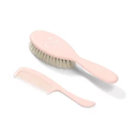   BabyOno fésű-kefe természetes szuperpuha sörtékkel / rózsaszín 568/04