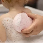 BabyOno babafürdető puha szivacs / rózsaszín 