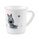 CANPOL 4/401 Műanyag étkészlet / Cute Animals - kék kutya