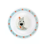 CANPOL 4/401 Műanyag étkészlet / Cute Animals - kék kutya
