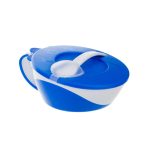 CANPOL 31/406 Kék tálka fedővel kanállal 