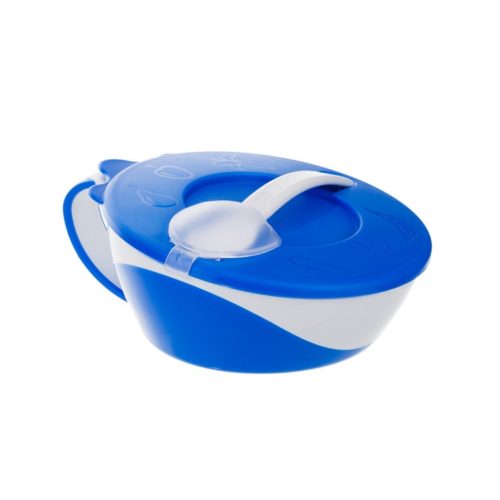 CANPOL 31/406 Kék tálka fedővel kanállal 
