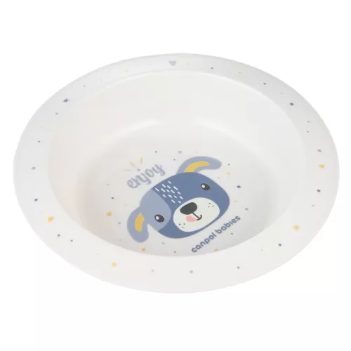 Canpol babies Műanyag tál CUTE ANIMALS 270ml kutya