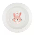 Canpol babies Műanyag tál CUTE ANIMALS 270ml nyuszi