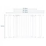 LIONELO TRUUS SLIM   AJTÓRÁCS - GREY (75-105 CM) 2 DB TOLDÓVAL!