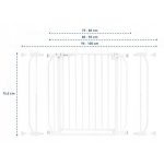 LIONELO TRUUS SLIM   AJTÓRÁCS - GREY (75-105 CM) 2 DB TOLDÓVAL!