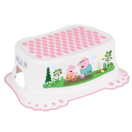   Tega fellépő csúszásgátlós Peppa Pig fehér/rózsaszín
