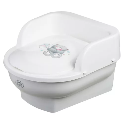 MALTEX Bili, hordozható gyerek WC / maci fehér