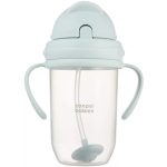 Canpol babies Súlyozott szívószálas itatópohár, 270ml, menta