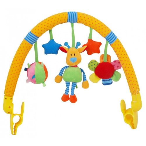 Baby Mix Játékhíd babakocsira /Zsiráf/