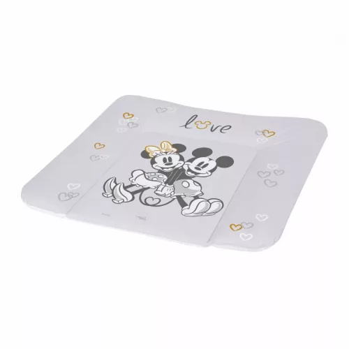 Ceba pelenkázó lap puha nagy 85x72cm Disney Minnie & Mickey Szürke
