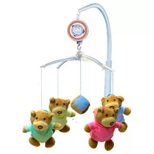 BABY MIX  Plüss zenélő körforgó TK/709M Teddy Bears