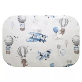 FLANEL MINTÁS PELENKA 70x890 CM / REPÜLŐ ÁLLATOK