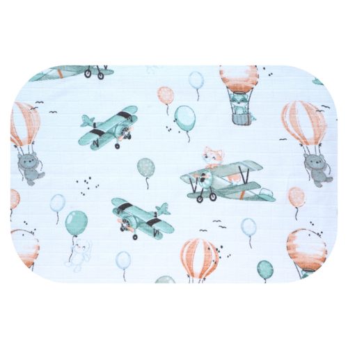 TETRA MINTÁS PELENKA 70X80 CM ZÖLD PILÓTA