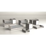 Faktum Bútor Alda Selyemszürke Kombi babaágy rágásvédővel