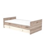 Timba 70x140 heverővé alakítható kiságy ágyneműtartóval krém-fűz