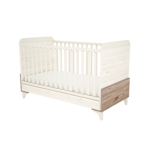 Timba Kloé 70 x 140-es Átalakítható babaágy / Krém-fűz