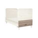 Timba Kloé 70 x 140-es Átalakítható babaágy / Krém-fűz