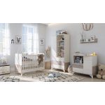 Timba Kloé 70 x 140-es Átalakítható babaágy / Krém-fűz
