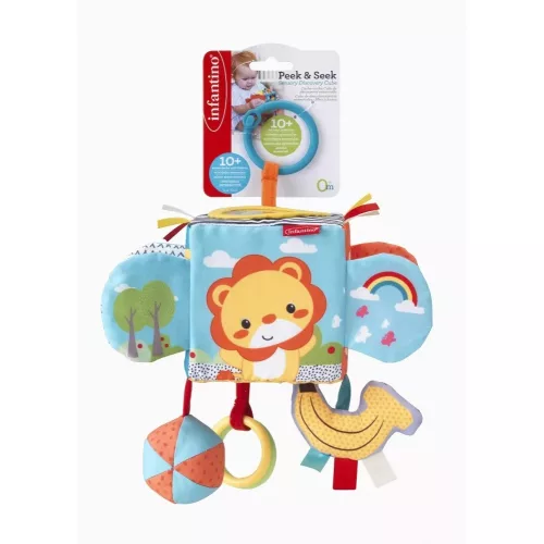Infantino Peek & Seek készségfejlesztő kocka