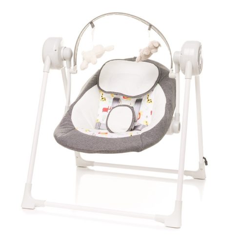 4 BABY Swing ELEKTROMOS GYERMEKHINTA  HING XXI GREY