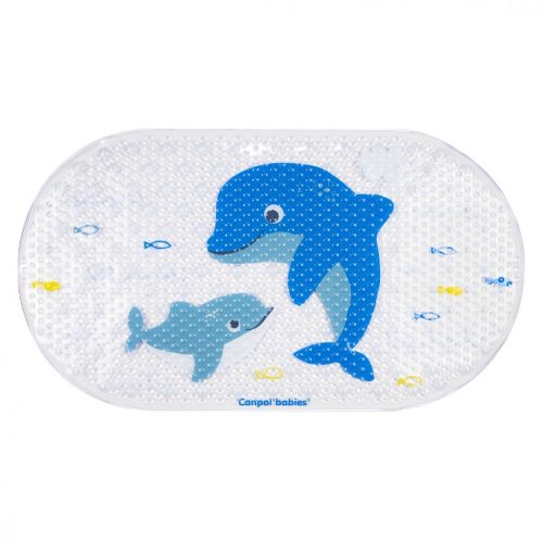 CANPOL 80/002 Csúszásgátló fürdőkádba kék Delfin