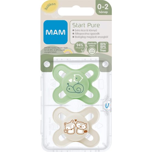 Mam Pure Start szilikon DUPLA 0+