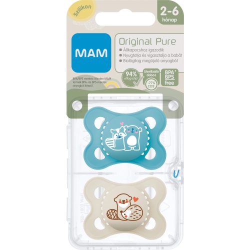 Mam Pure Original szilikon DUPLA 2-6 hó