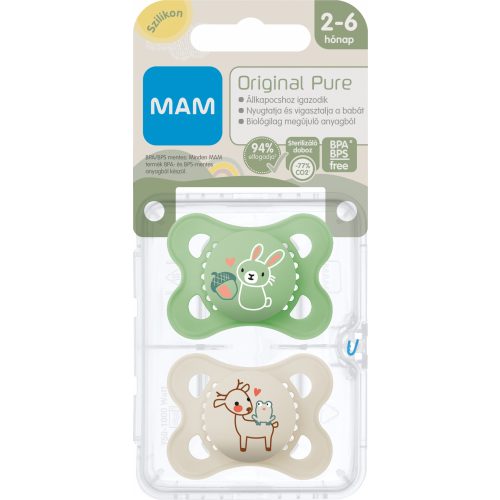 Mam Pure Original szilikon DUPLA 2-6 hó