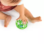 OBALL RATTLE játék 10 cm 0hó+ seafoam zöld