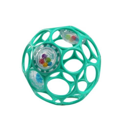 OBALL RATTLE játék 10 cm 0hó+ seafoam  türkiz