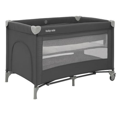 Baby Mix Grow kétszintes utazóágy-Szürke