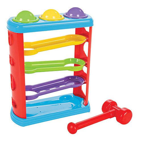 PILSAN Mini golyópálya 03351 műanyag színes, 3 golyóval