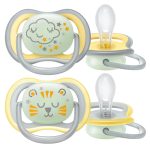 Philips AVENT játszócumi ultra air éjszakai 18hó 2db