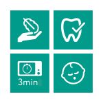 Philips AVENT játszócumi Ultra Start éjszakai 0-2hó fiús 2db