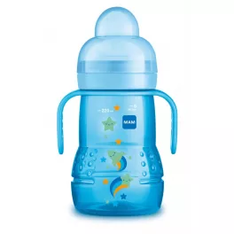 MAM Trainer+ tanulópohár 220 ml  4hó / kék 