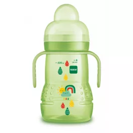 MAM Trainer+ tanulópohár 220 ml 4hó / zöld