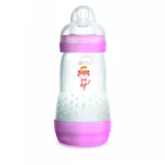 MAM cumisüveg Anti-Colic 260ml / rózsa