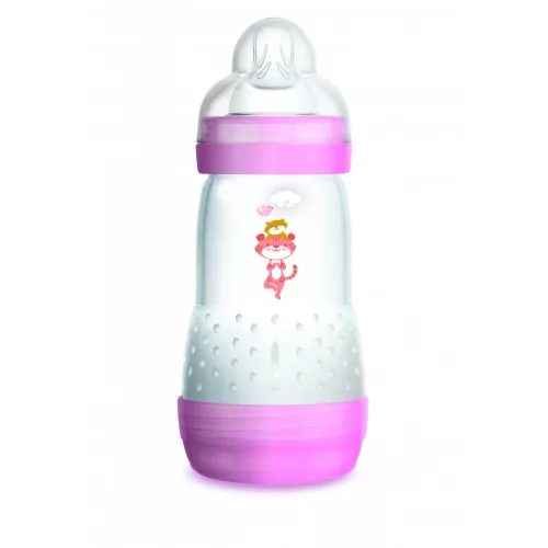 MAM cumisüveg Anti-Colic 260ml / rózsa