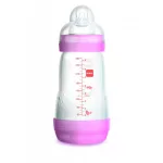 MAM cumisüveg Anti-Colic 260ml / rózsa