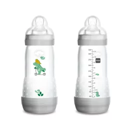 MAM cumisüveg Anti-Colic 320ml / szürke