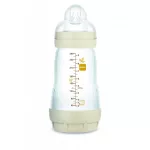 MAM Anti colic Matt Forest cumisüveg 260ml / bézs