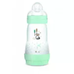MAM Anti colic Matt Forest cumisüveg 260ml / kék