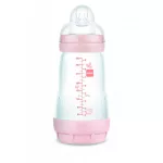 MAM Anti colic Matt Forest cumisüveg 260ml / rózsa