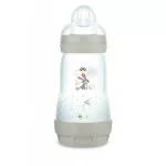 MAM Anti colic Matt Forest cumisüveg 260ml / szürke