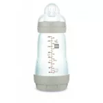 MAM Anti colic Matt Forest cumisüveg 260ml / szürke