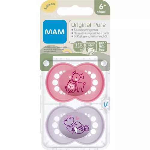 Mam Pure Original szilikon DUPLA 6+ hó