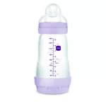 MAM Anti colic Matt Forest cumisüveg 260ml / Lila